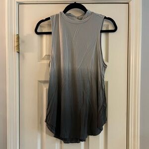 American Eagle Outfittets Gray Ombre Sleeveless Top, medium